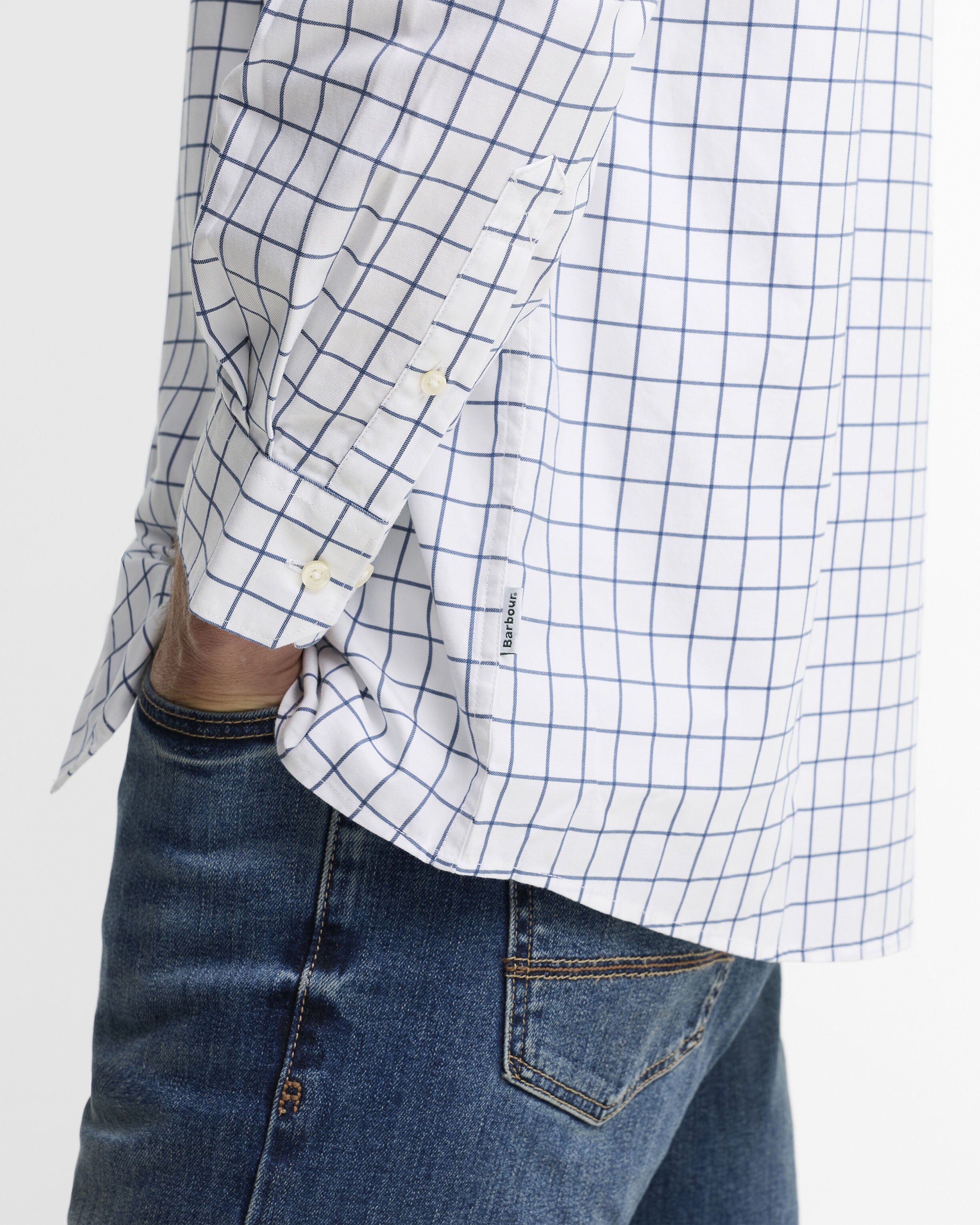 Hanstead Country Active Regular Long-Sleeved Shirt Classic Blue