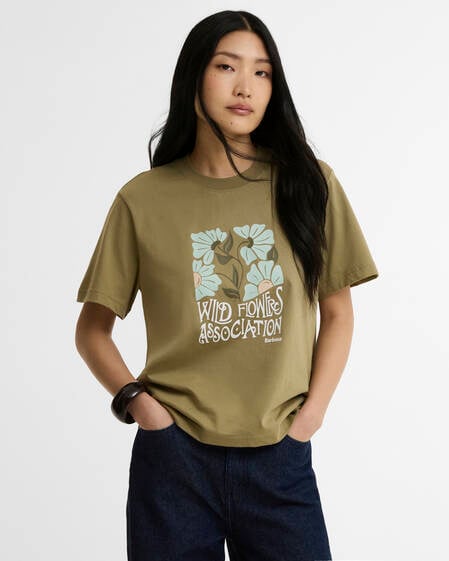 T-shirt Selena Bleached Olive