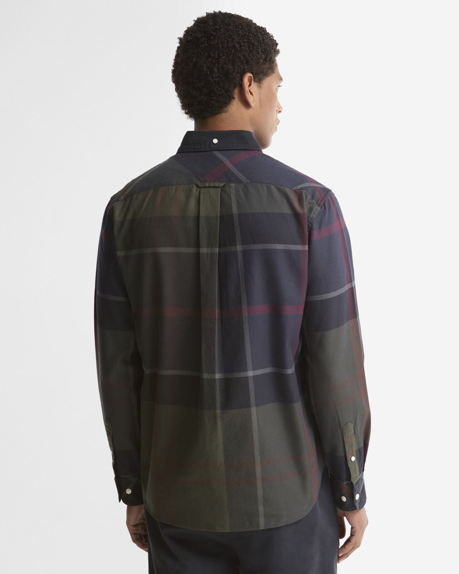 Dunoon Tartan Authentic-Fit Long-Sleeved Shirt Shadow Classic