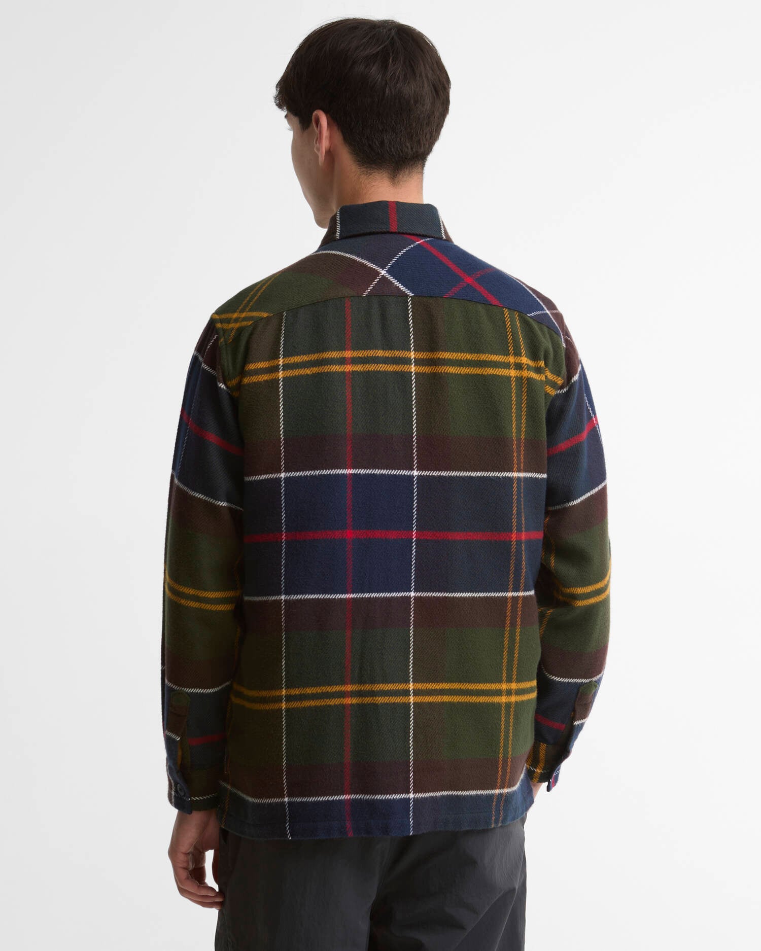 Hayfield Tartan Oversized Long-Sleeved Shirt Classic Tartan image number 2