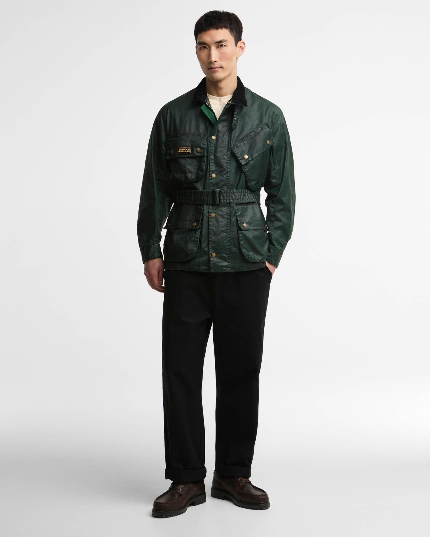Freizeitjacke Distressed 90th Anniversary A7 Green image number 1