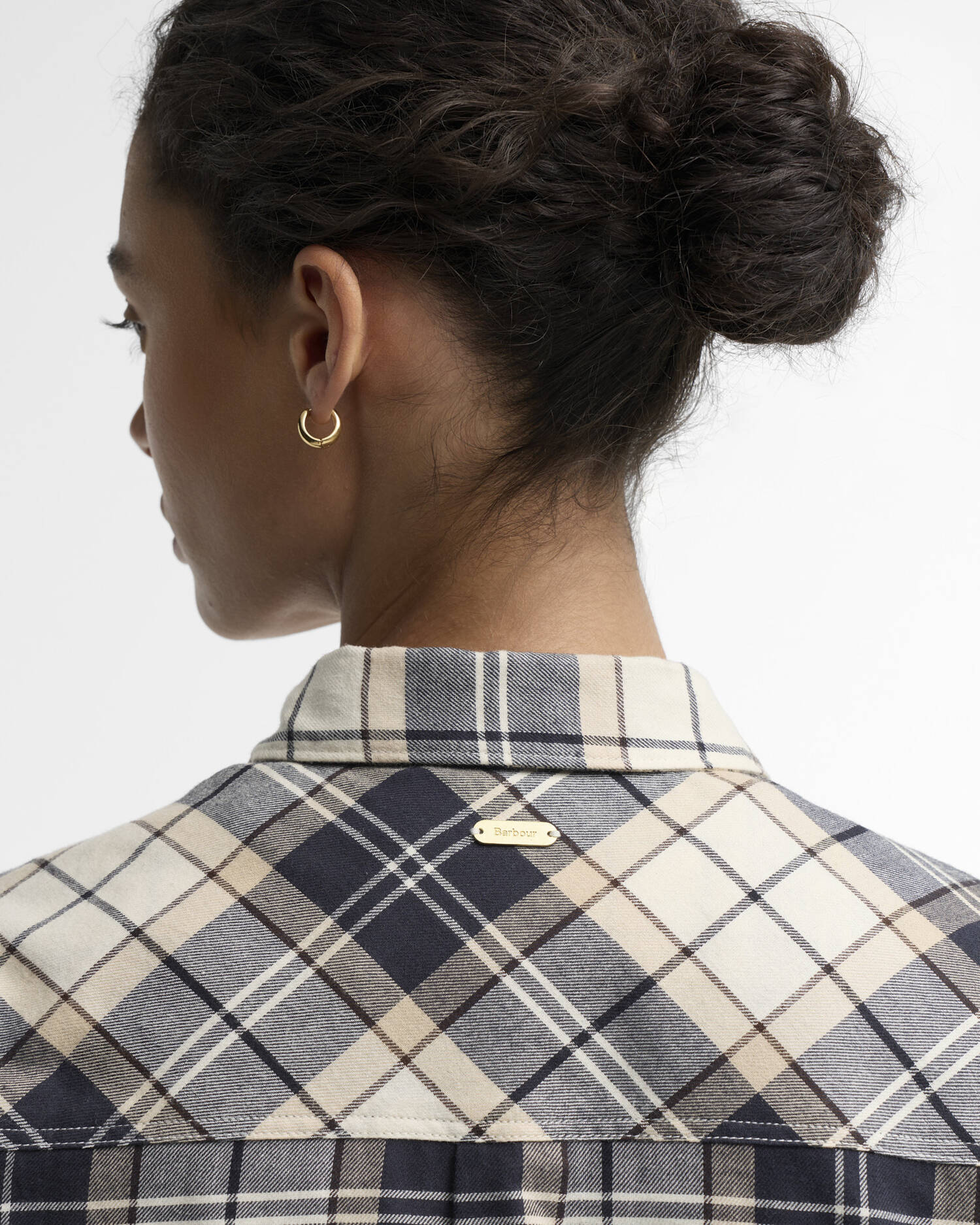 Elishaw Relaxed Long-Sleeved Shirt Lt Birchwood Tartan image number 4