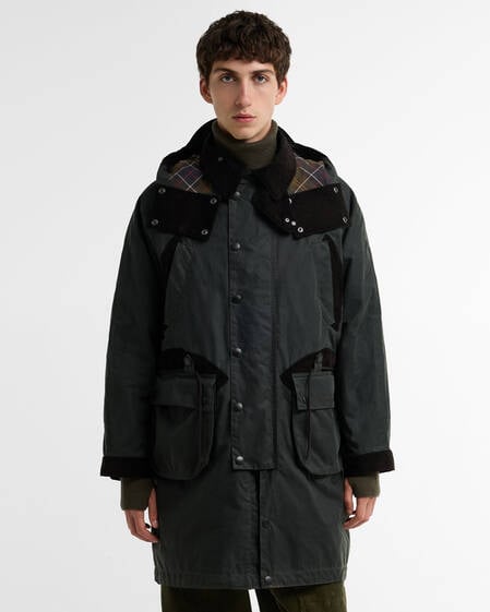 Barbour x Norbit Wachsmantel Sage