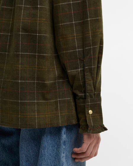 Barbour Hemd Shae Tartan Relaxed Fit Sage/Classic Tartan