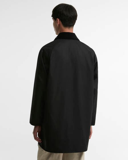 Giacca cerata lunga Spey Black