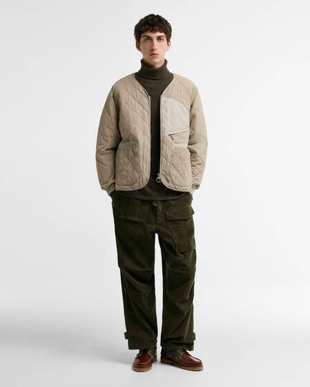Barbour x Norbit Steppjacke Black