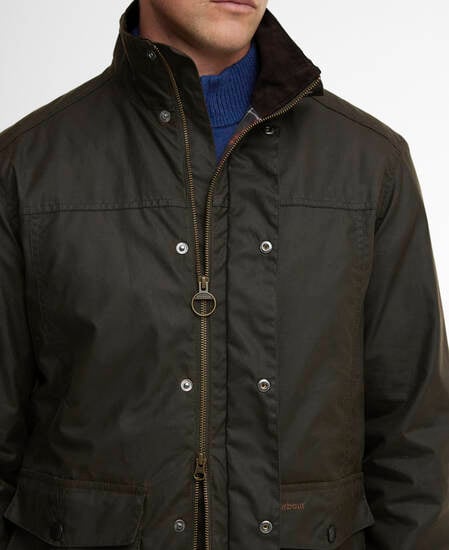 Sander Waxed Jacket Olive