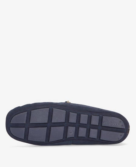 Monty Slippers Navy Suede