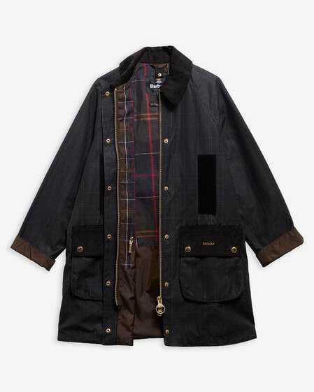 Barbour Wachsjacke Reimagined Icons Modern Beaufort Tartan Classic Tartan/Olive