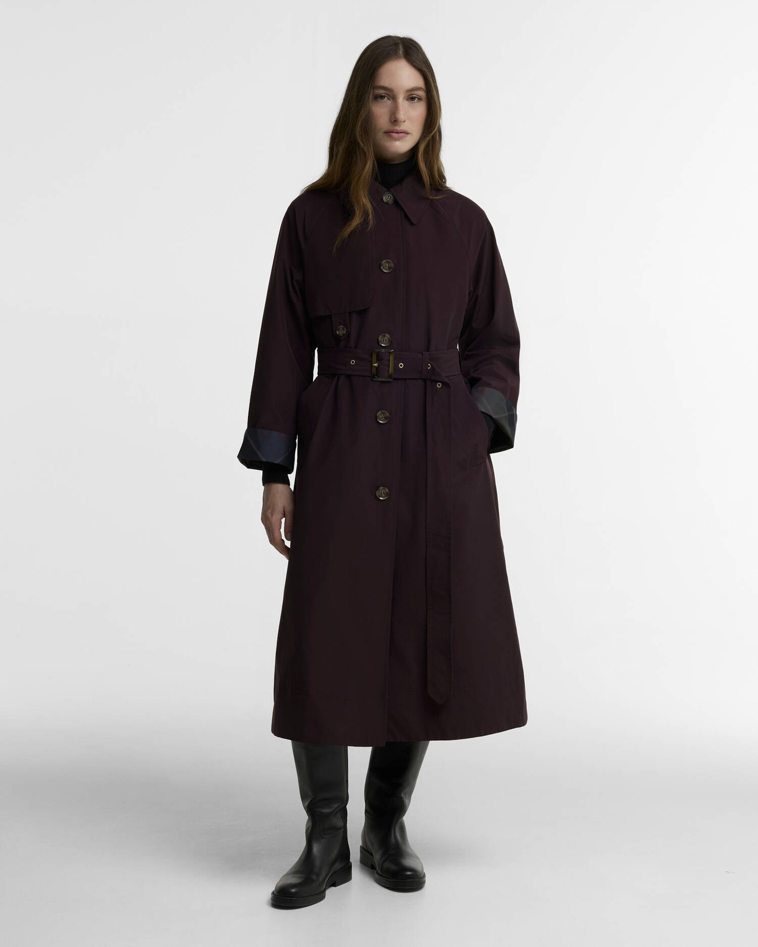 Antonella Showerproof Trench Coat Fig/Shadow Classic image number 1