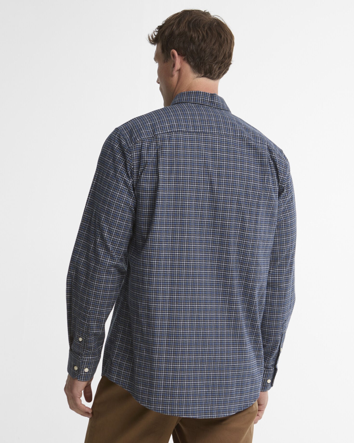 Camicia Alderwood tattersall a maniche lunghe Navy