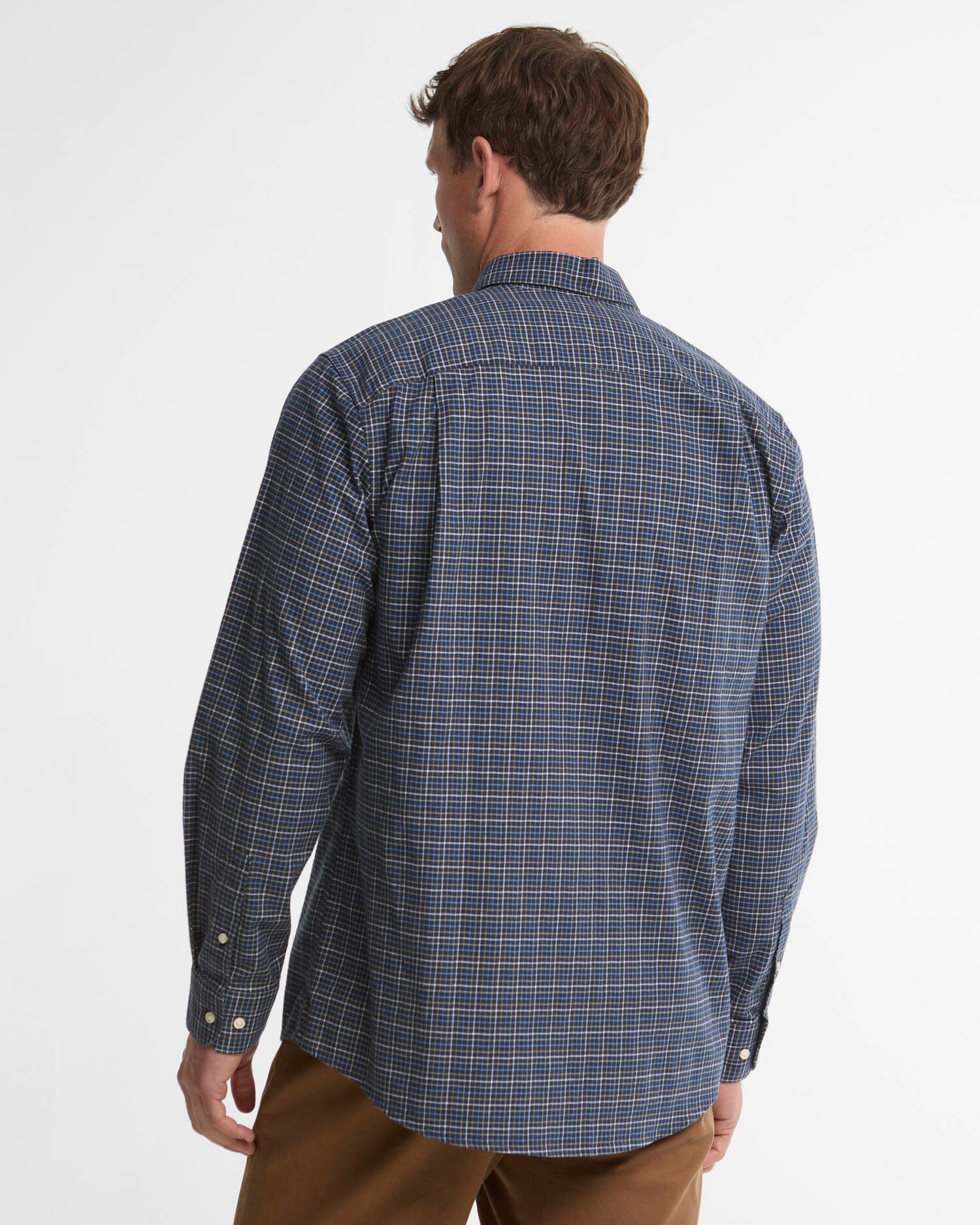 Camicia Alderwood tattersall a maniche lunghe Navy image number 2