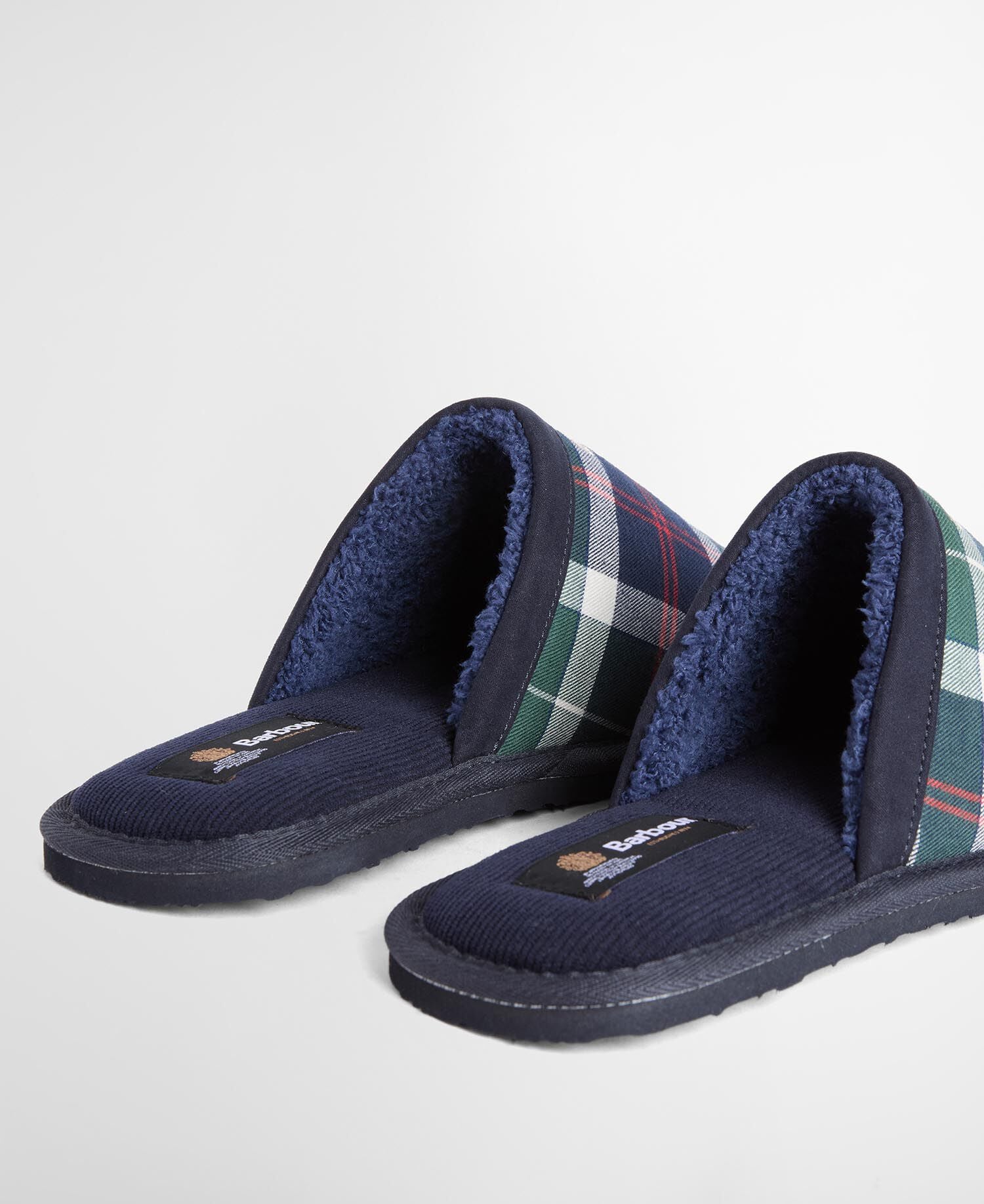 Everitt Tartan Slippers Evergreen Festive Tartan