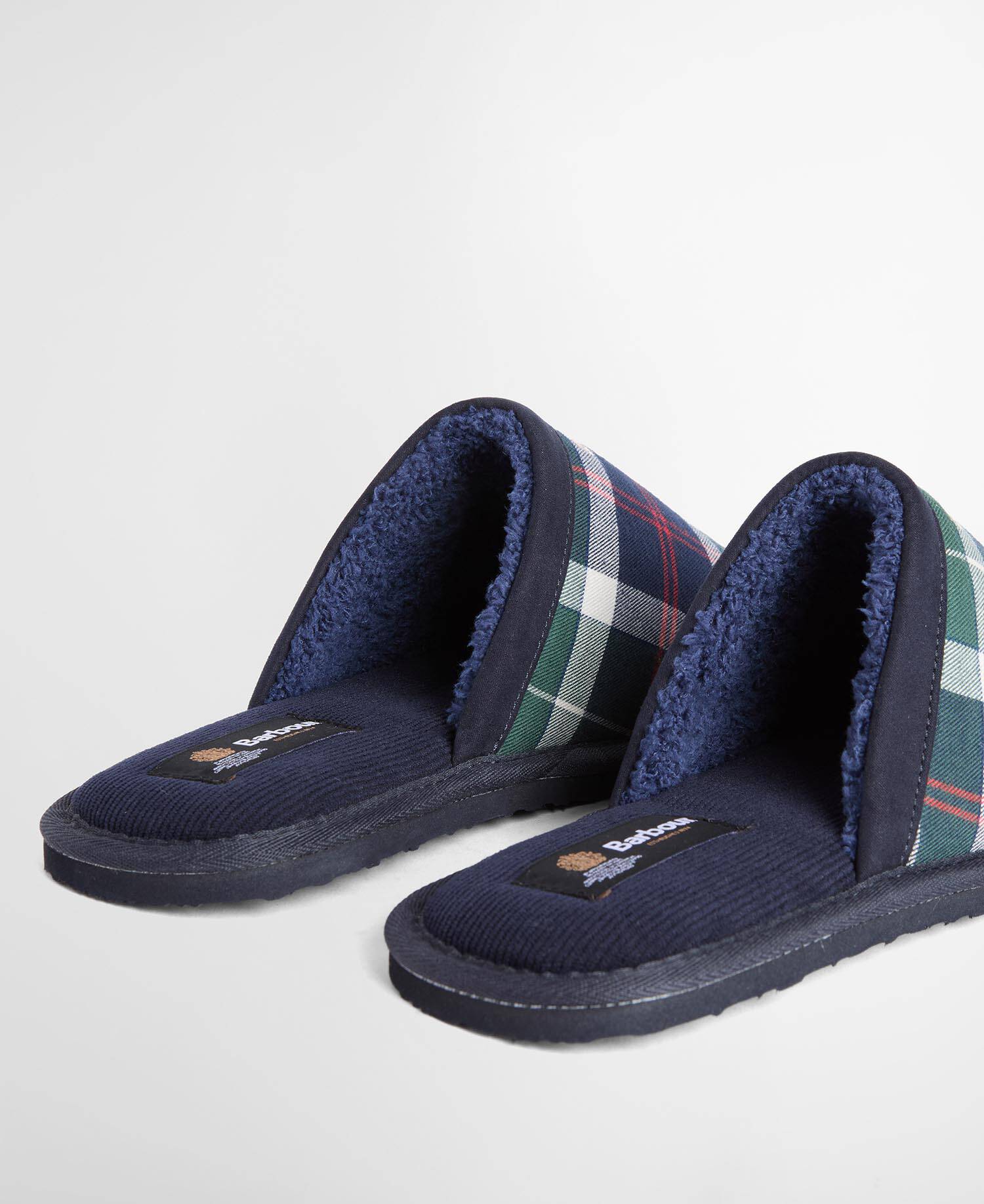Everitt Tartan Slippers Evergreen Festive Tartan image number 3