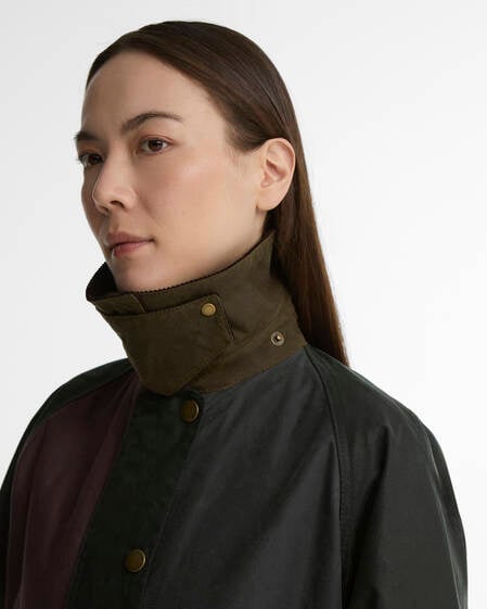 Patchwork Transport Waxed Jacket Sage/Beech/Bordeaux/Grey/Mixed Tartan