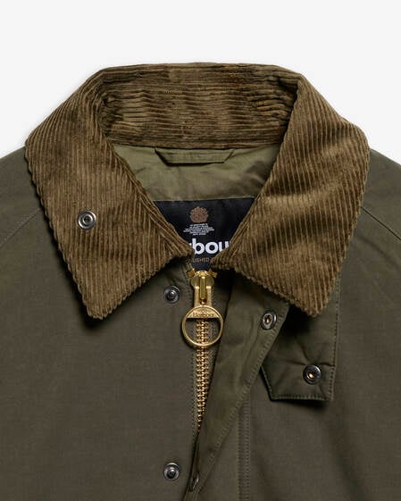 Oversized Padded Transport Jacket Olive