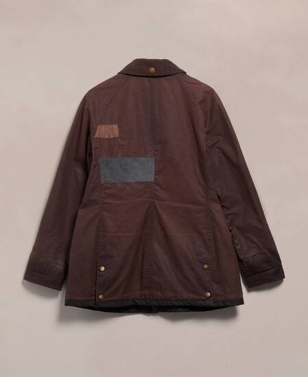 Barbour Re-loved Women's Beadnell Waxed Jacket - Size 12 Rustic