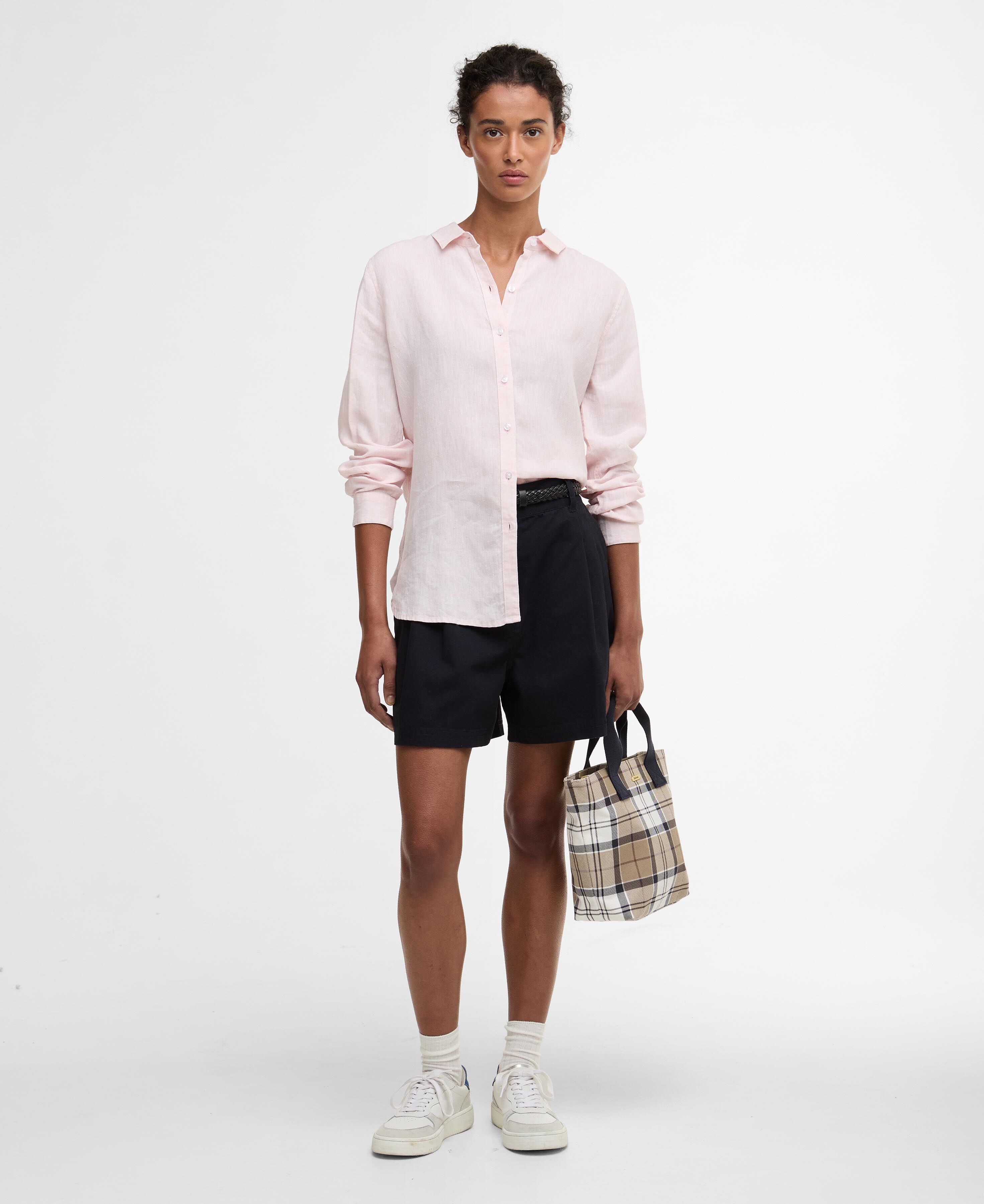 Camicia a maniche lunghe Marine dalla vestibilit&agrave; comoda Pink