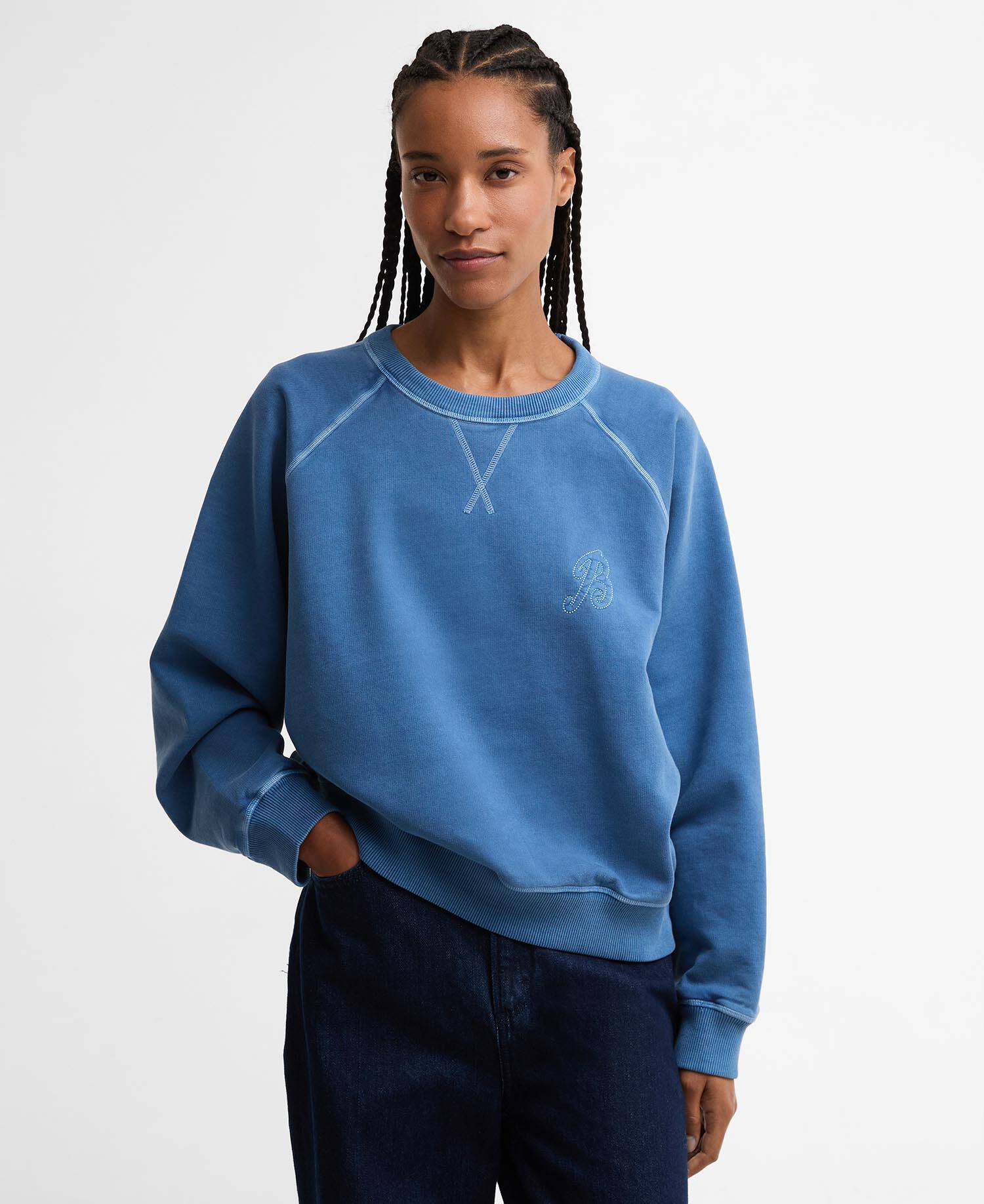 Avon Sweatshirt Washed Indigo image number 0