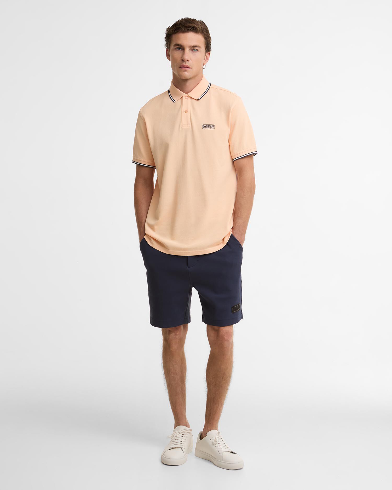 Poloshirt Evan Short-Sleeved Bleached Apricot