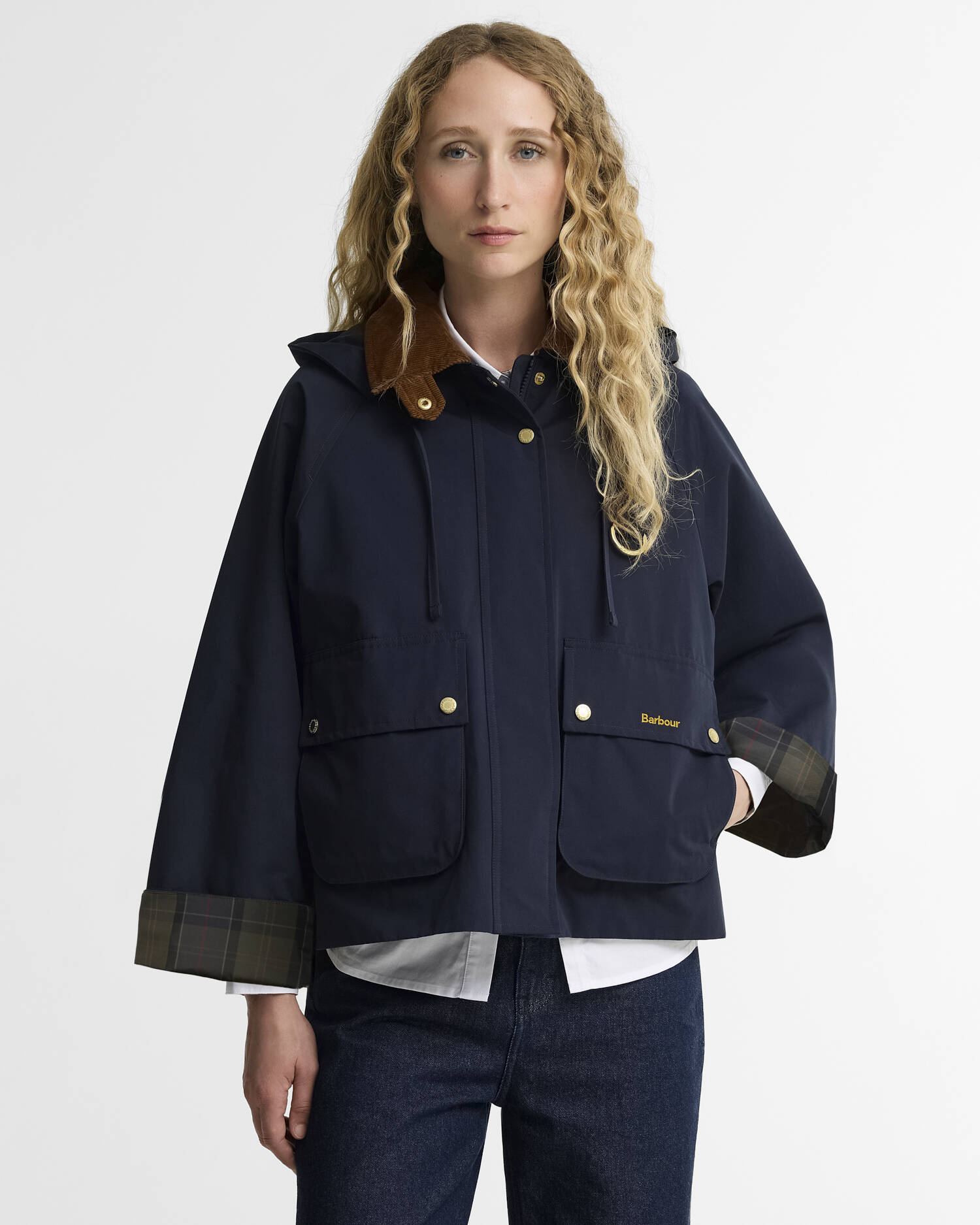 Terrington Showerproof Jacket Dk Navy/Shadow Classic image number 0