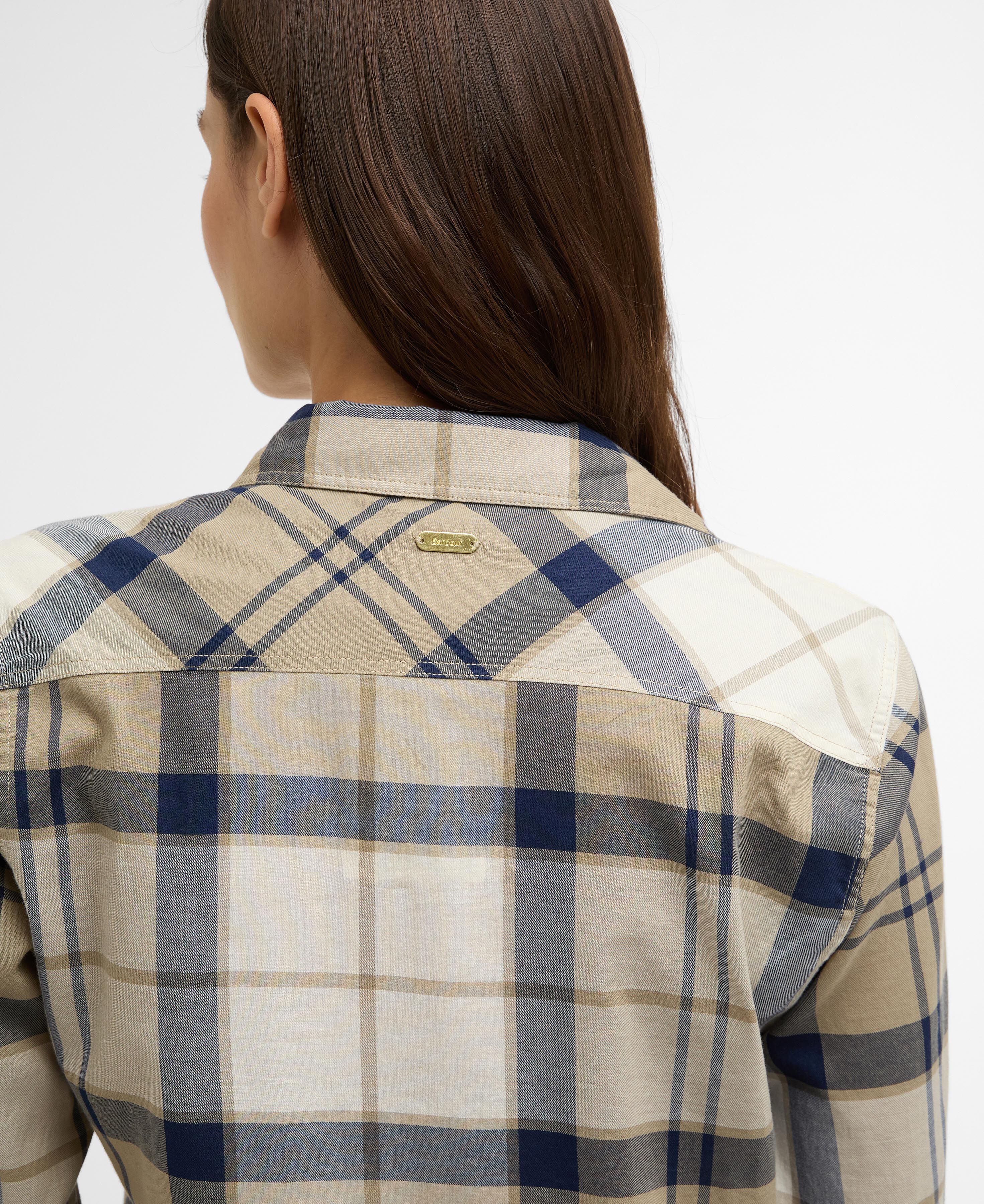 Bluse Bredon Dress Navy Tartan