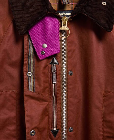 Paul Smith Loves Barbour Damen Wachsjacke Beaufort Russet/Classic/Muted
