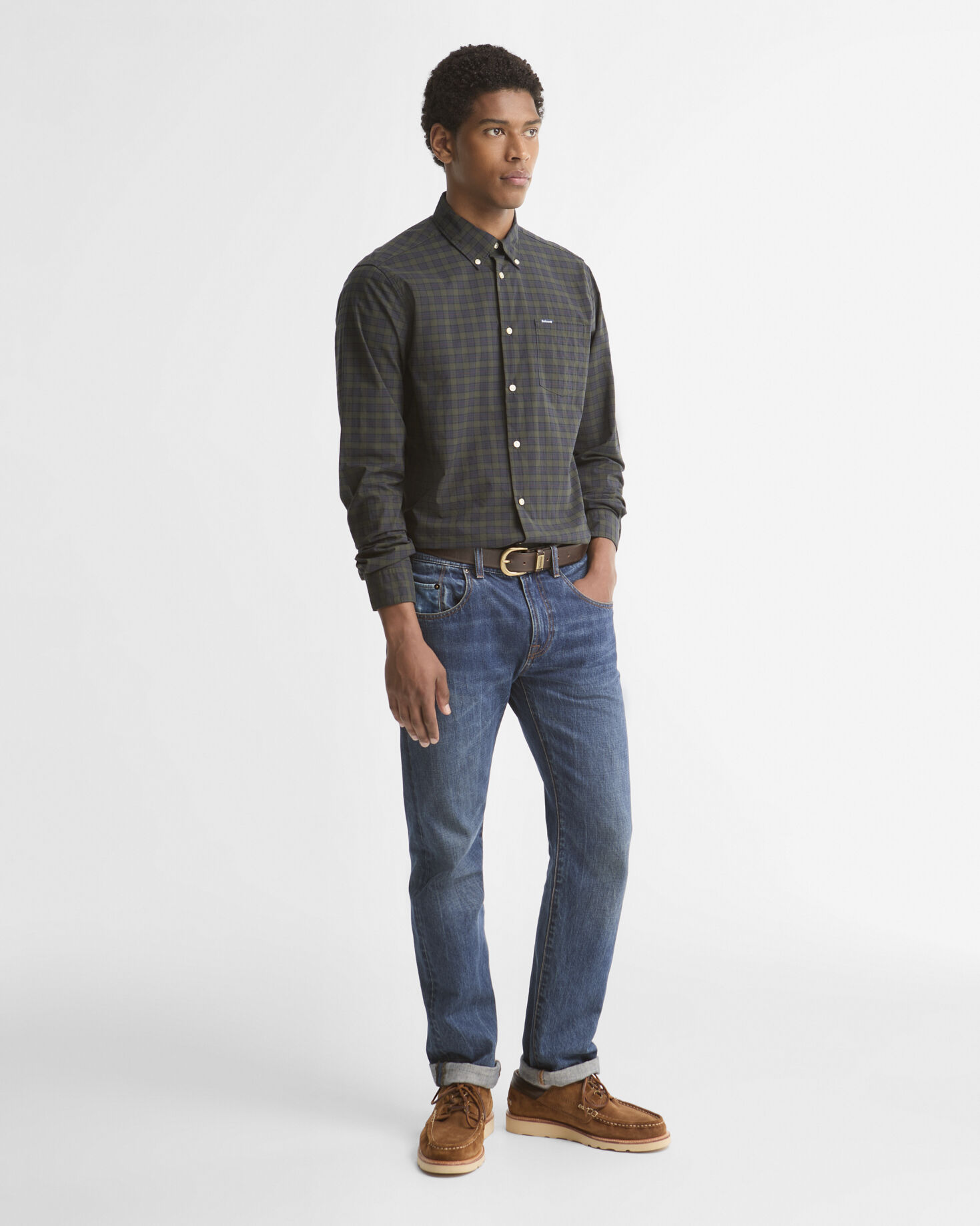 Camicia Lomond taglio sartoriale Shadow Classic Tartan