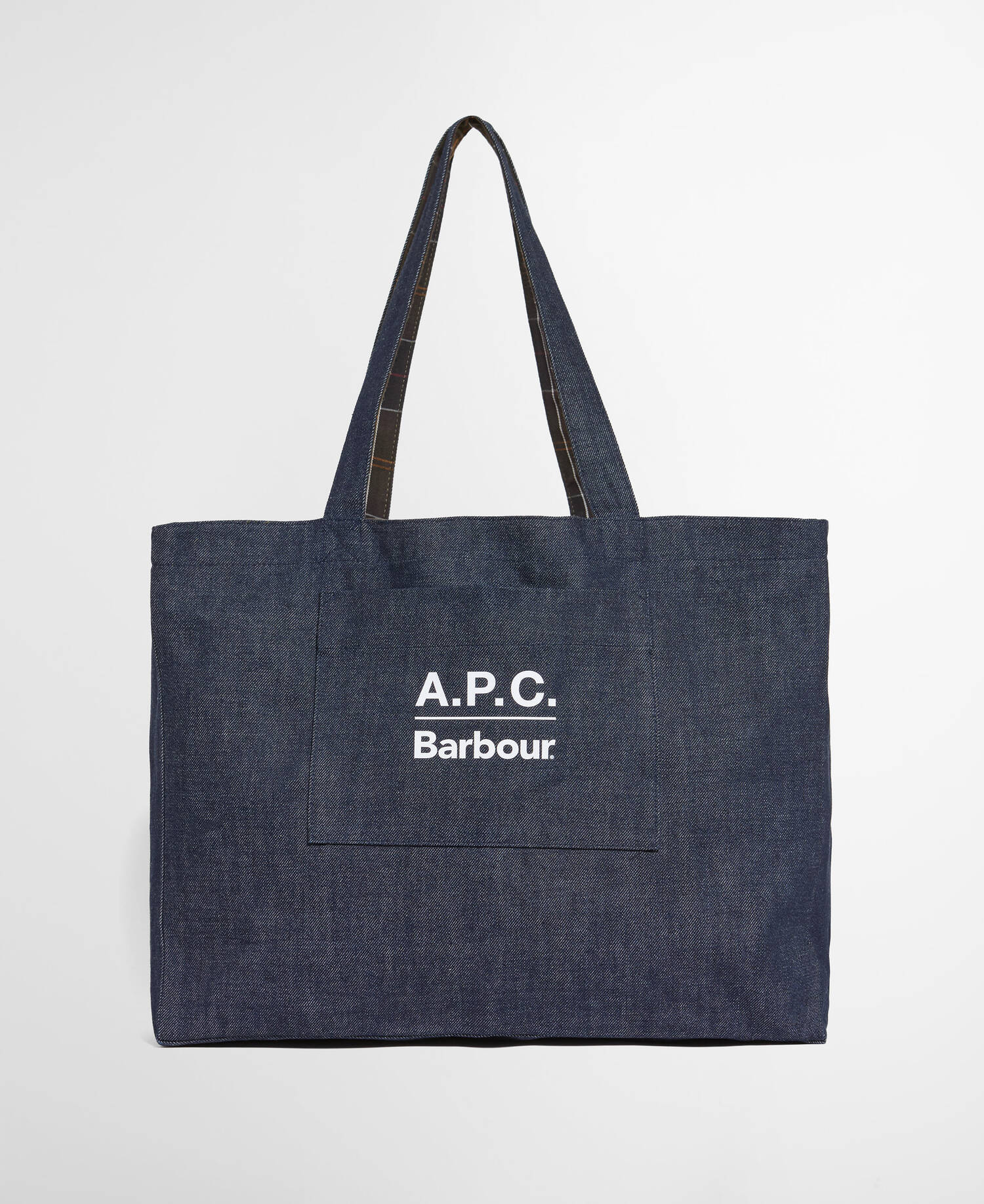 Borsone in denim Barbour x A.P.C. Denim image number 0