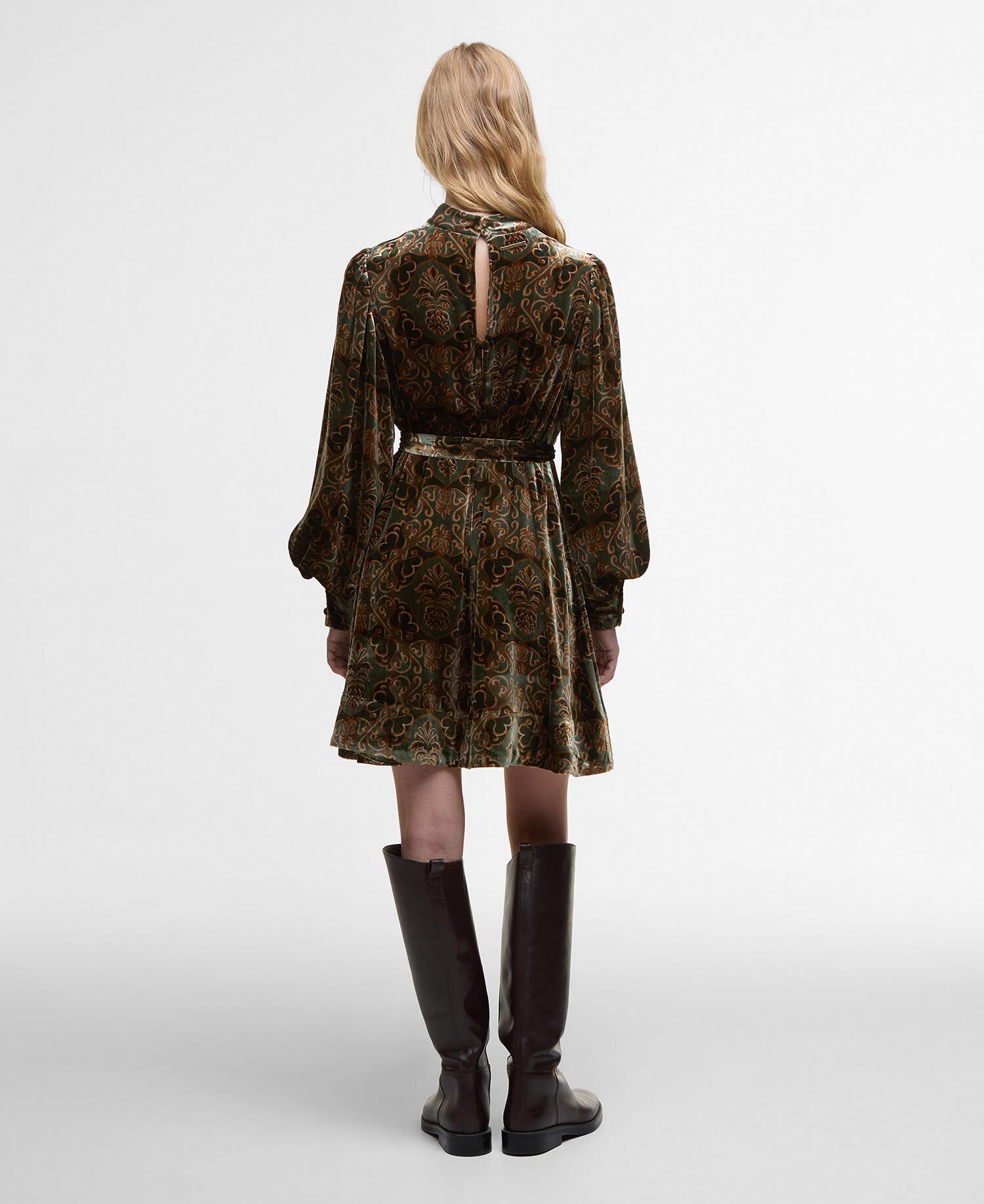 Barbour FARM Rio Ana Clara Mini Dress Pineapple Print