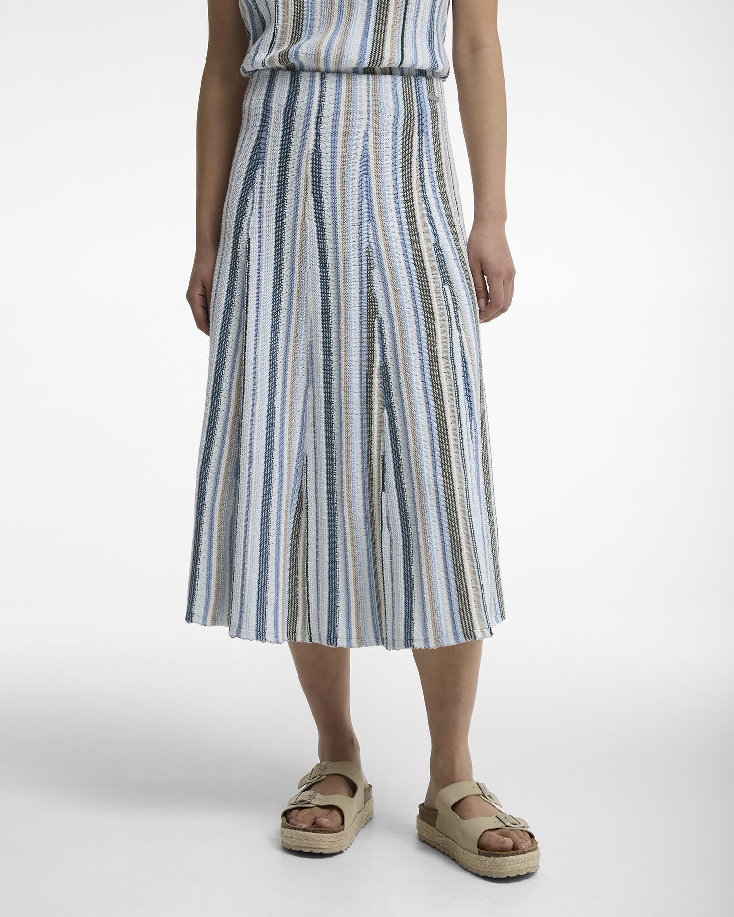 Josie Knitted Midi Skirt Multi