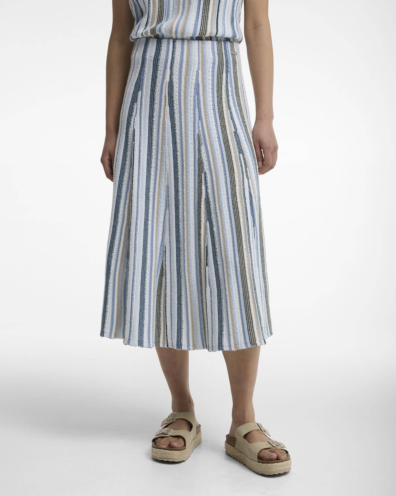 Josie Knitted Midi Skirt Multi image number 1