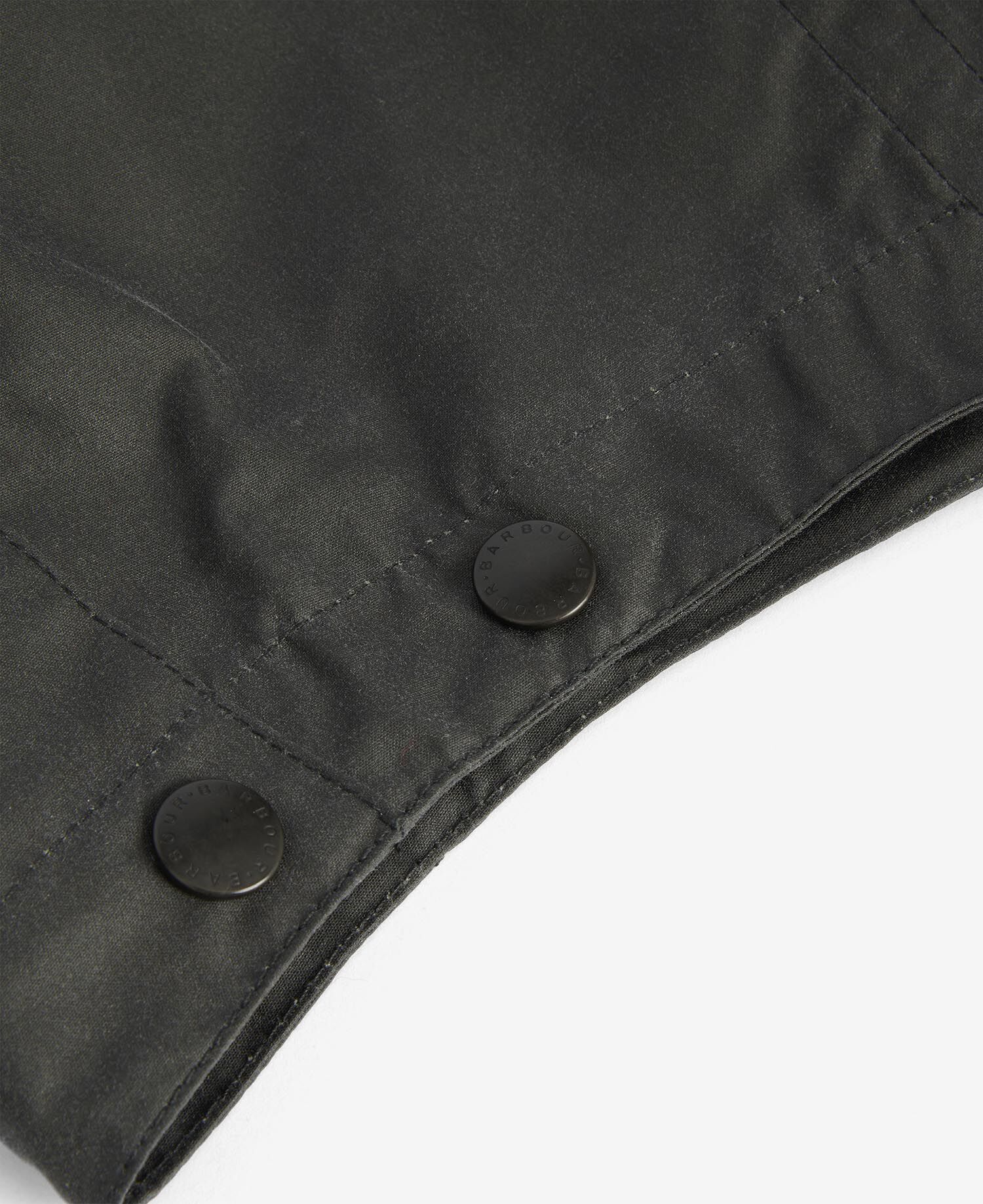 Waxed Cotton Hood Classic Grey