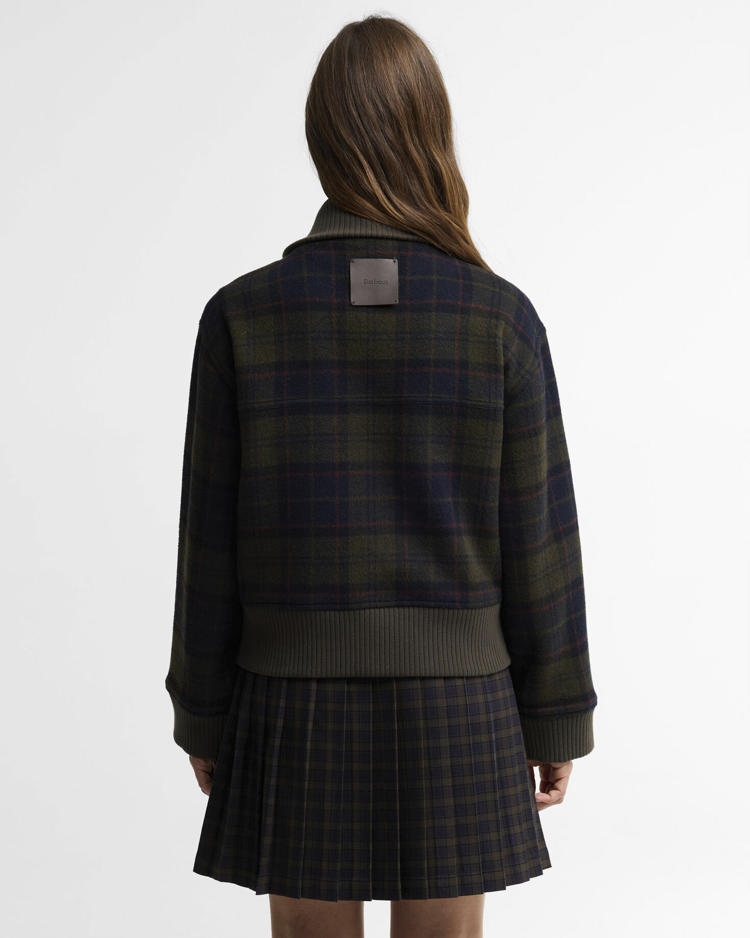 Ivybridge Wool-Blend Overshirt Shadow Classic Tartan