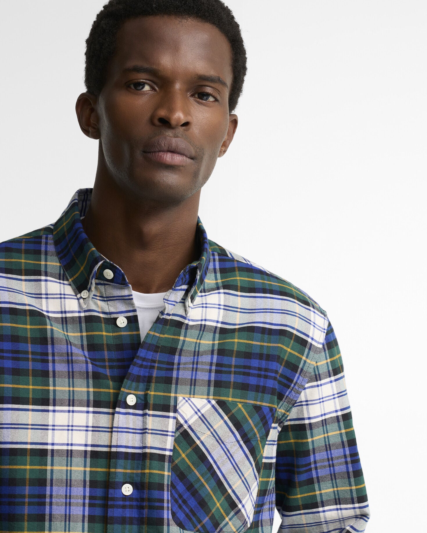 Findhorn Authentic-Fit Long-Sleeved Shirt Seaweed