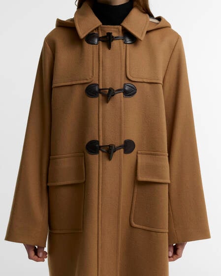 Melody Wool Duffle Coat Beige/Birchwood Dress