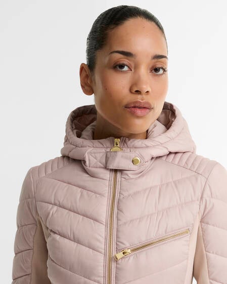 Salengro Quilted Jacket Nutmeg