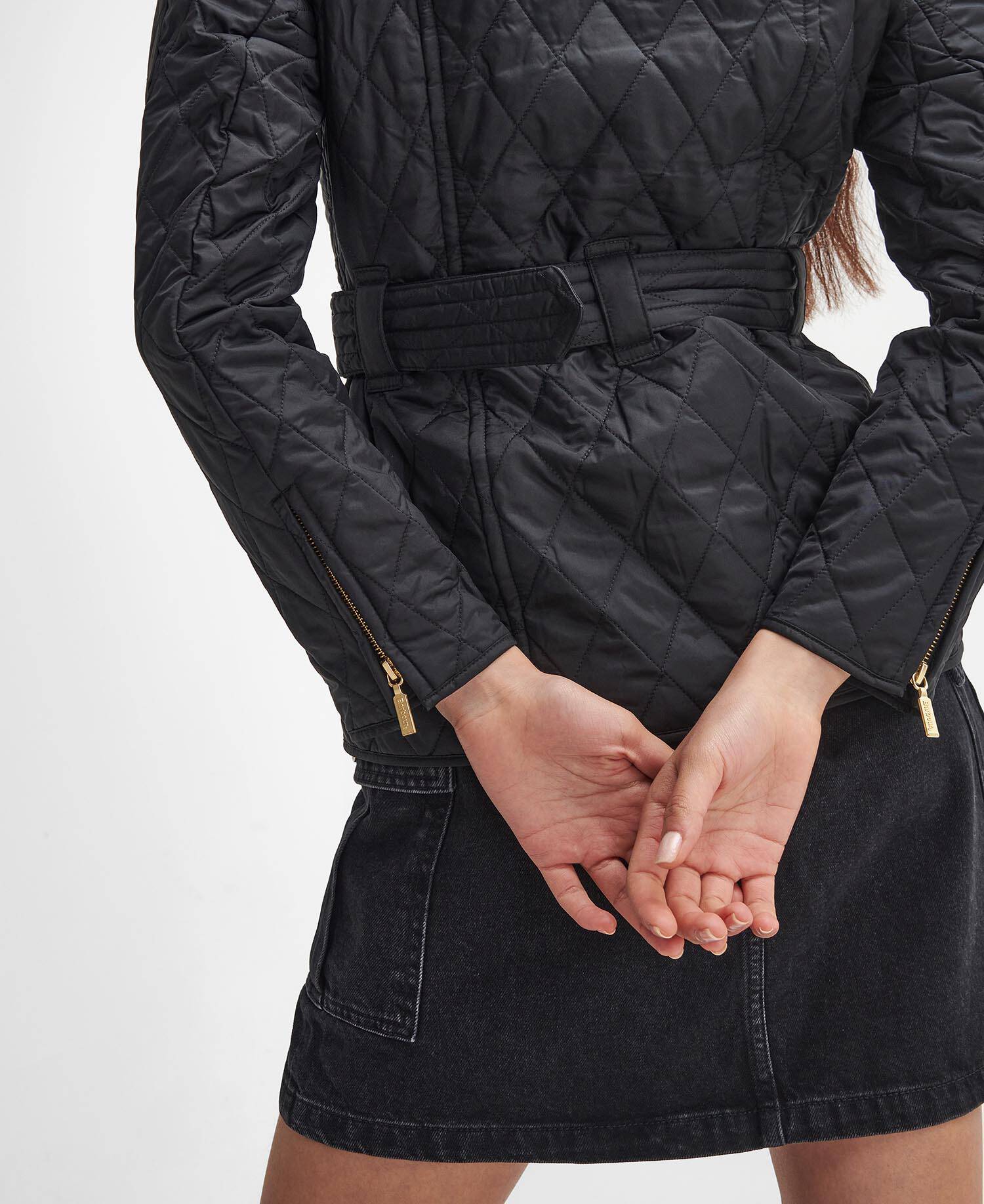 International Quilted Jacket Classic Black image number 6