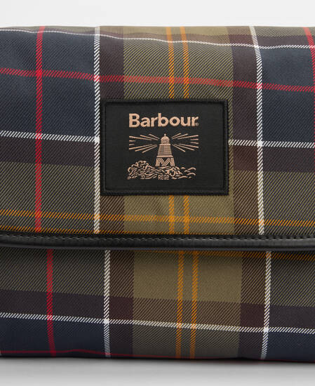 Tartan Hanging Washbag Classic/Beacon