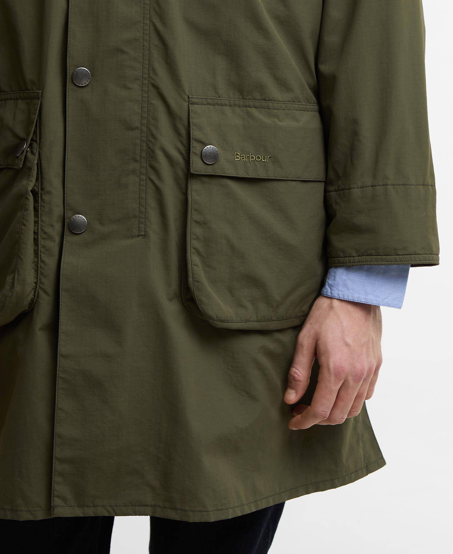 Paul Smith Loves Barbour Casual Parka Fern image number 5