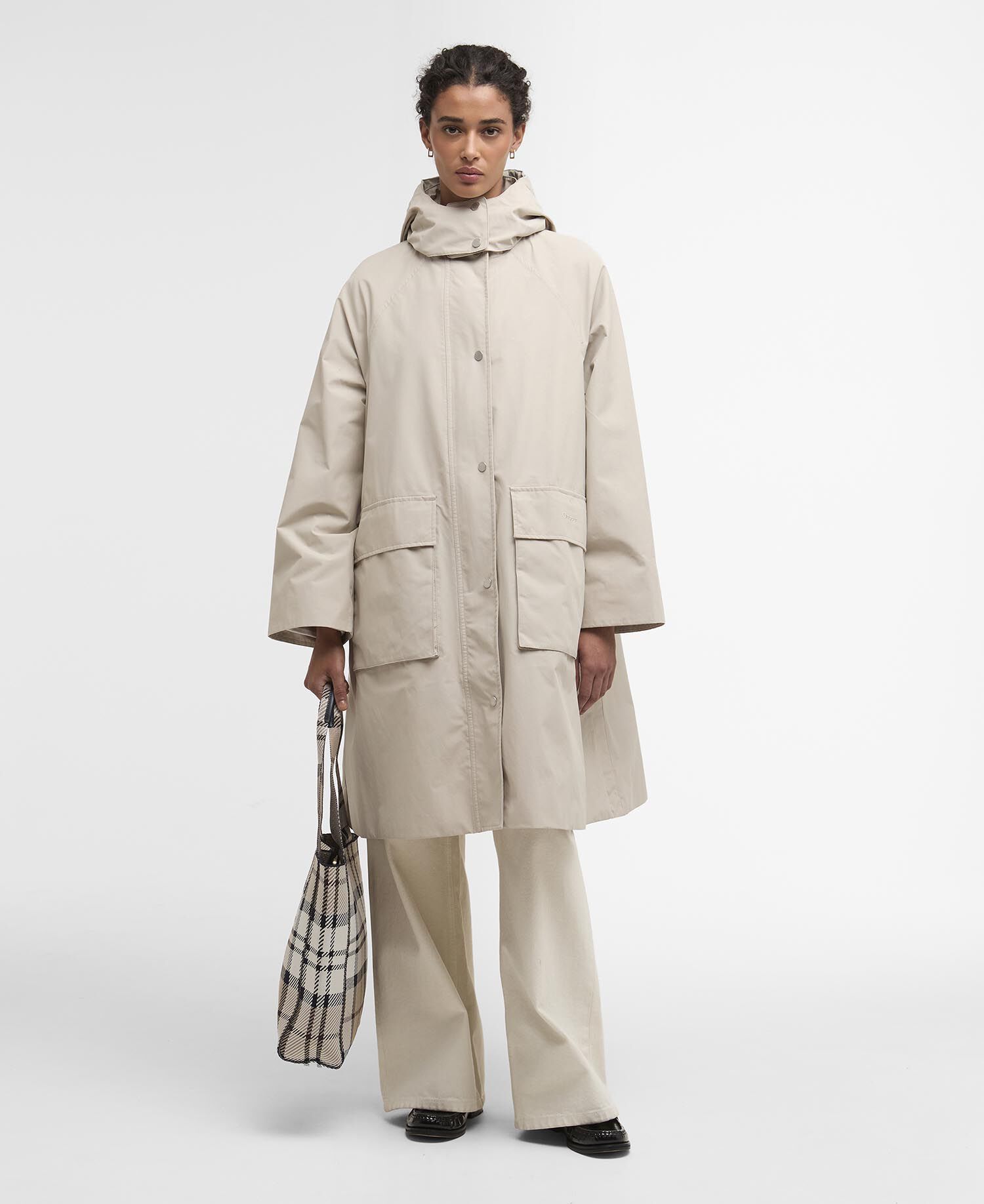 Devlin Waterproof Jacket Mist/Dress Navy Tartan