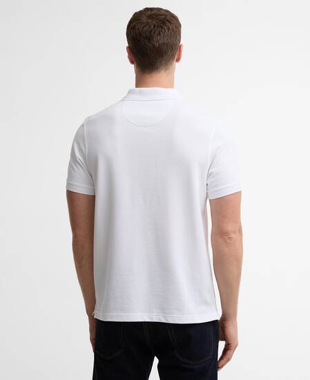 Tartan Pique Polo Shirt White/Classic
