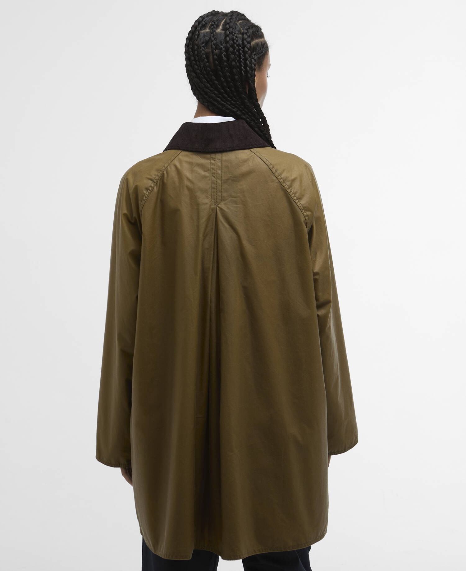 Wren Waxed Jacket Sand/Navy Gingham Check image number 2