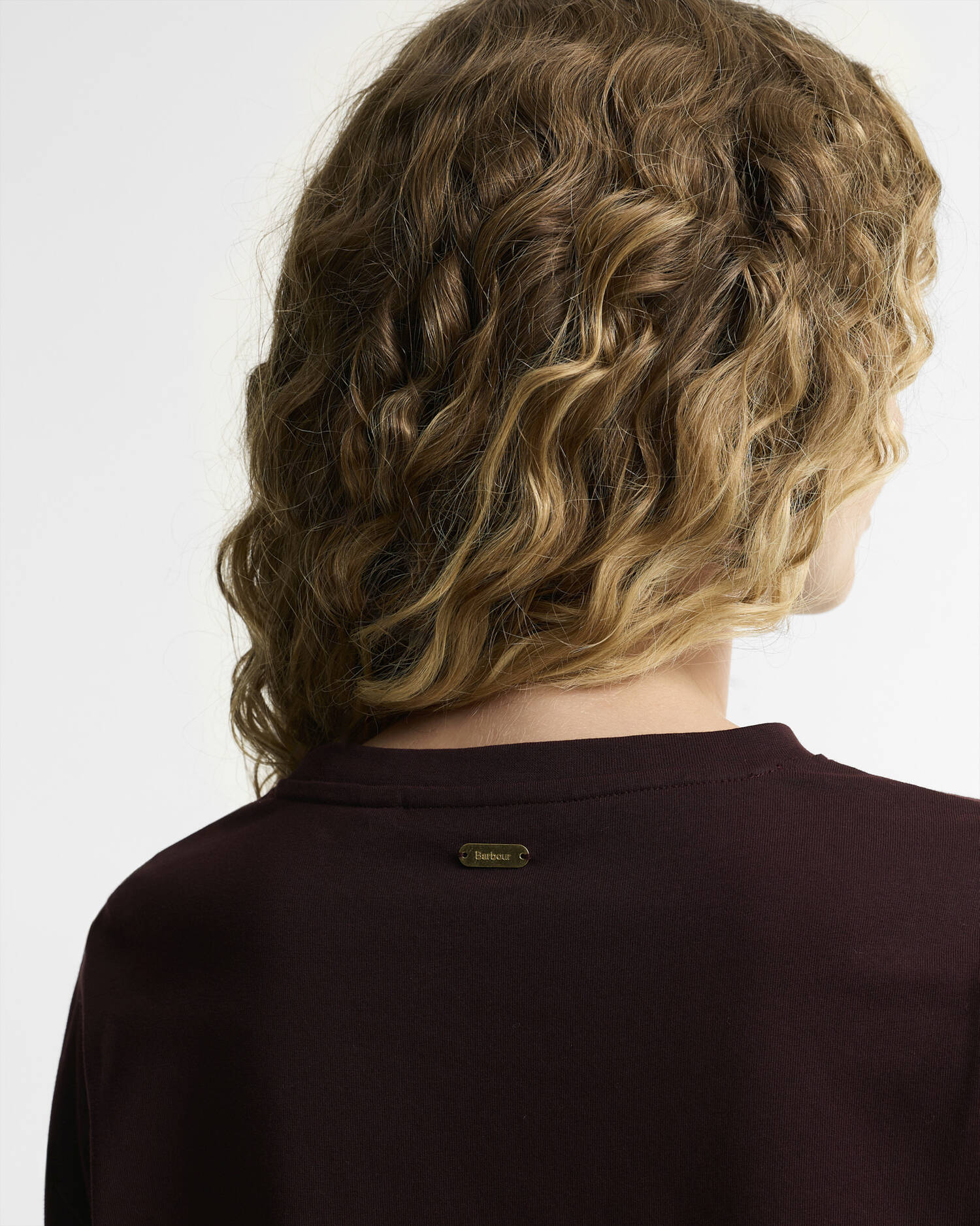 Barbour Langarmshirt Amesbury Fig image number 4