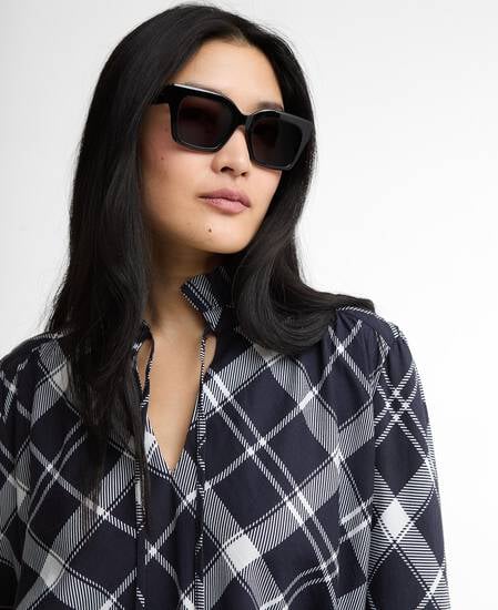 Evie Square Sunglasses Black