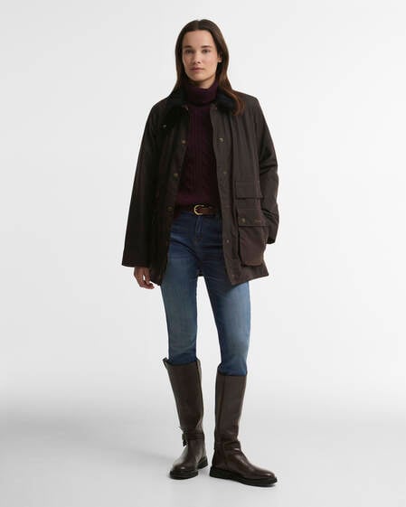 Modern Border Waxed Jacket Rustic/Muted