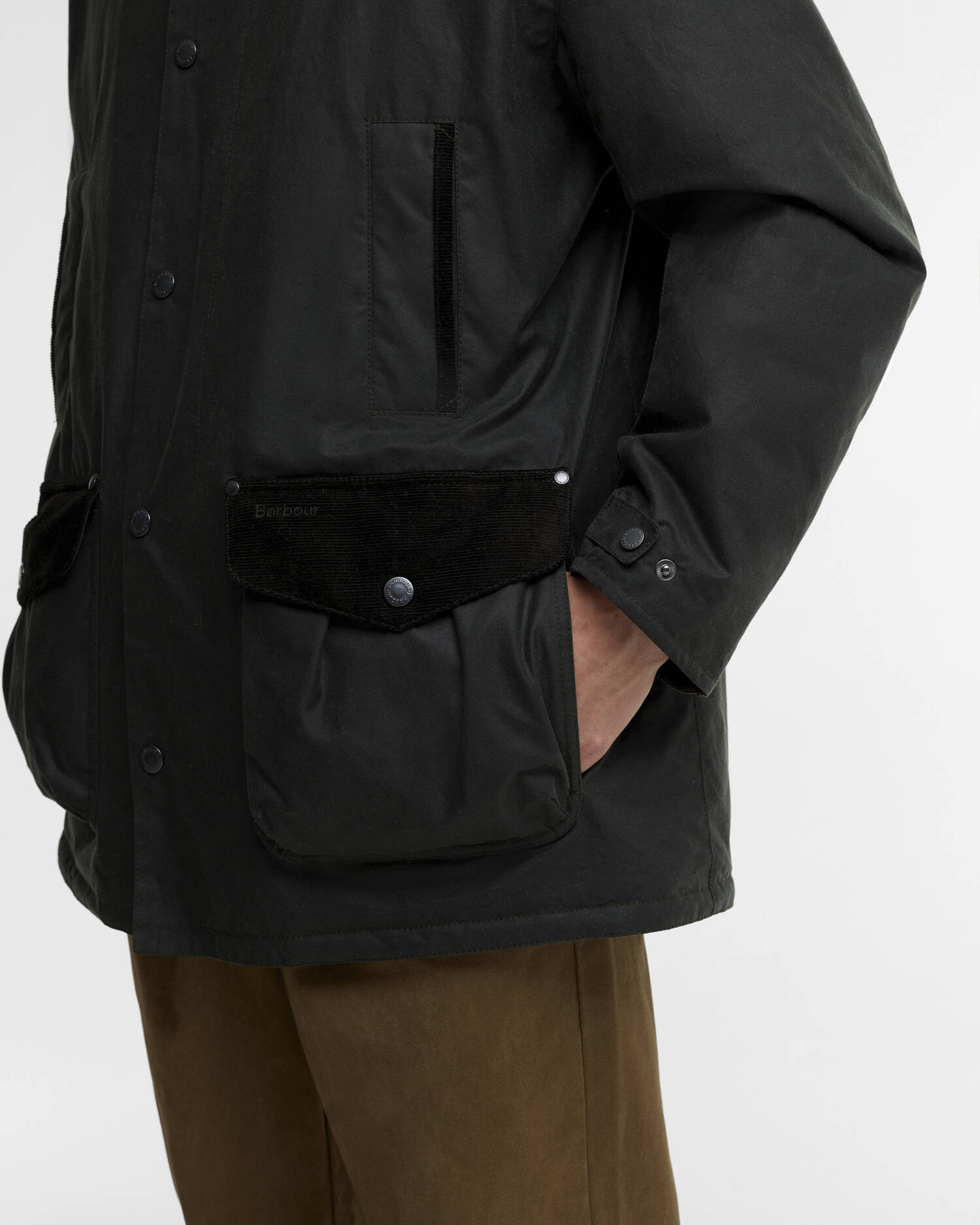 Winter Beaufort Waxed Parka Sage image number 4