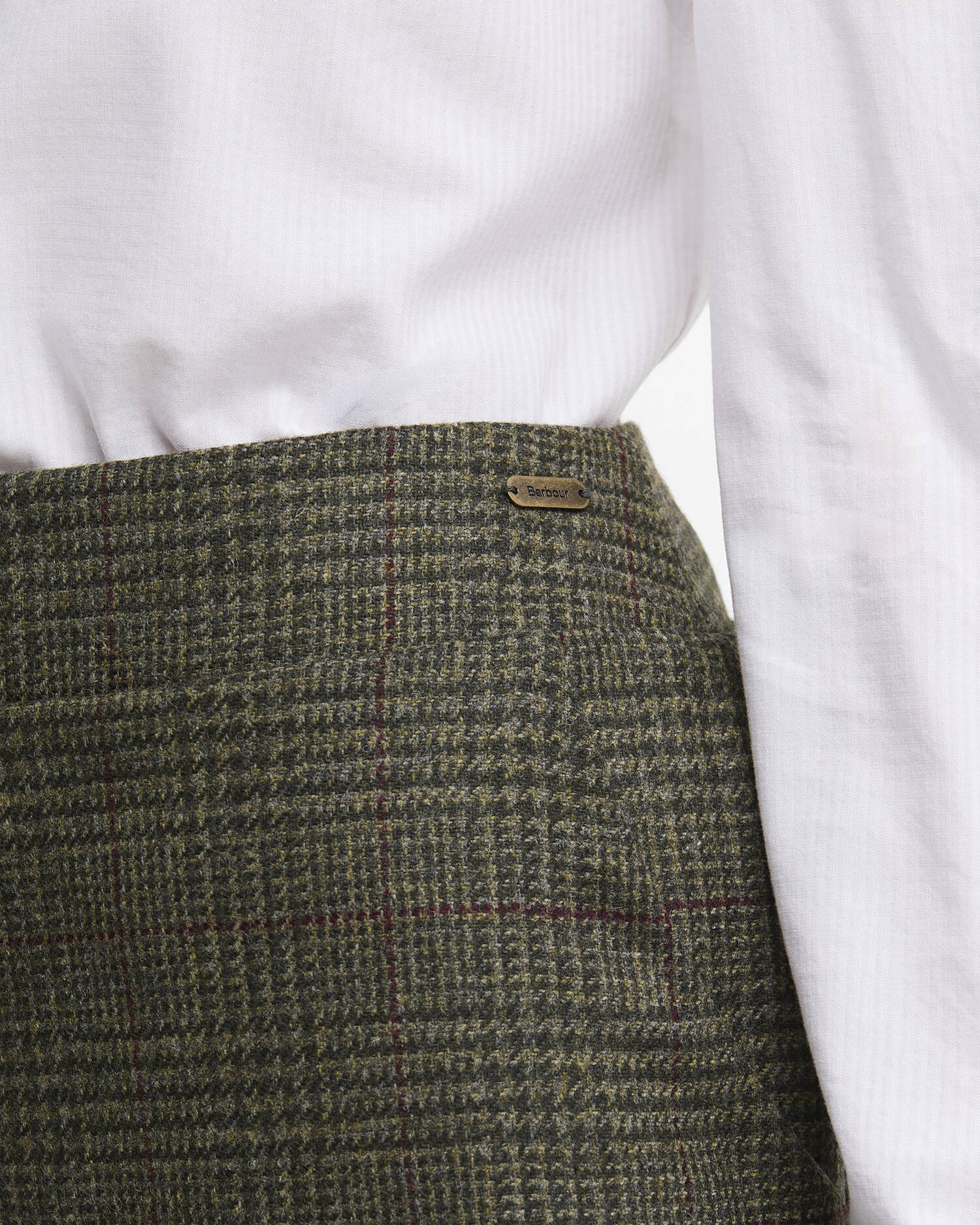Browning Mini Skirt Olive Prince Of Wales image number 3