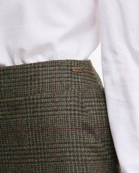 Mini gonna Browning Olive Prince Of Wales