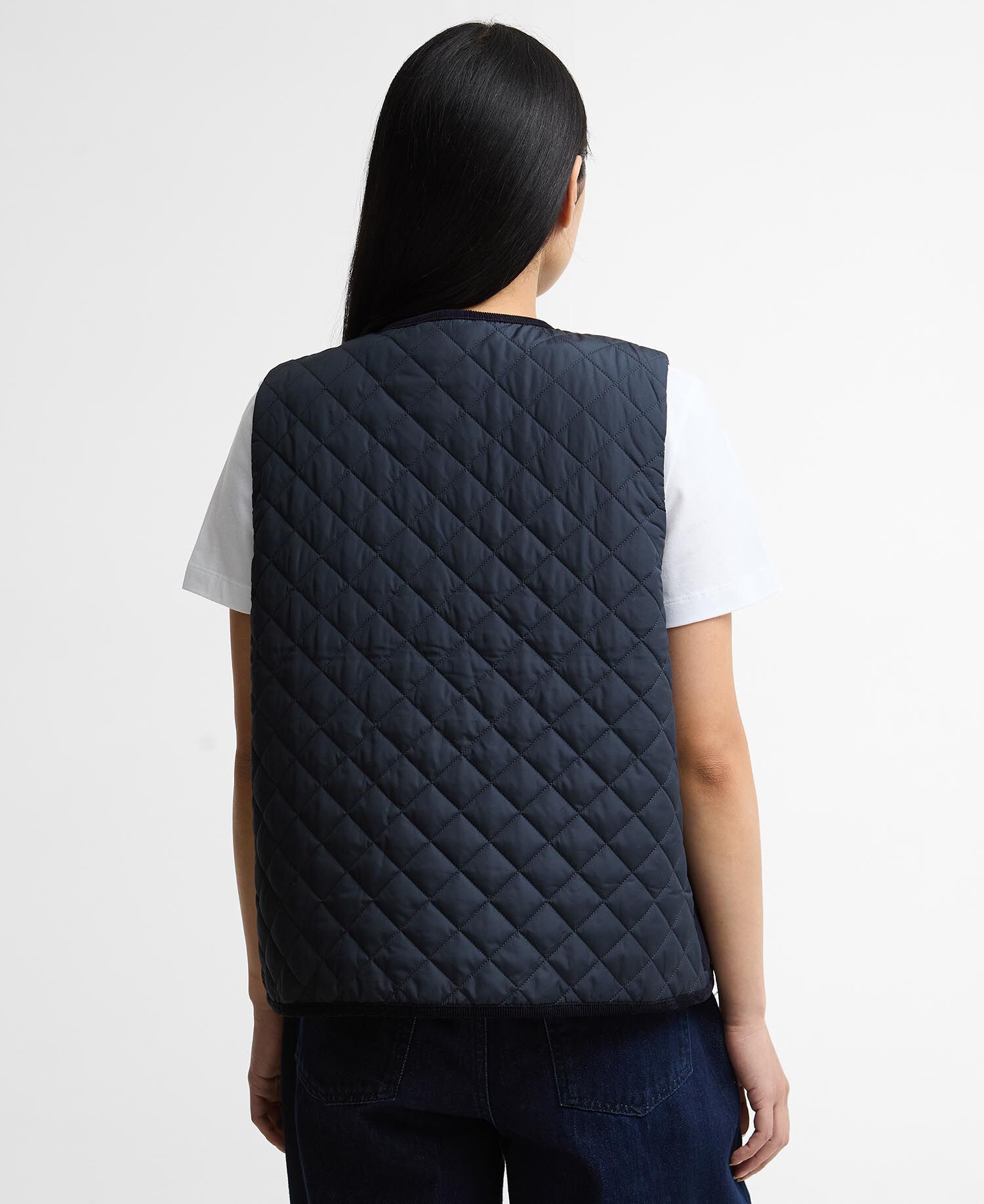 Thulby Quilted Gilet Dark Navy